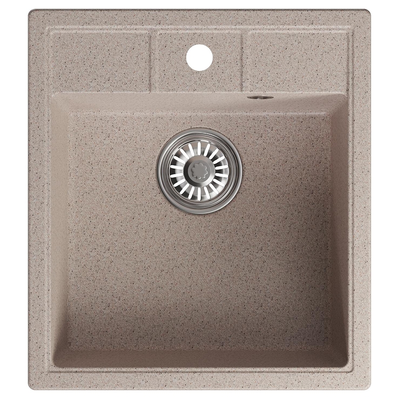 Кухонная мойка Mixline Комфорт ML-GM28 45 552094 цвет Песочный