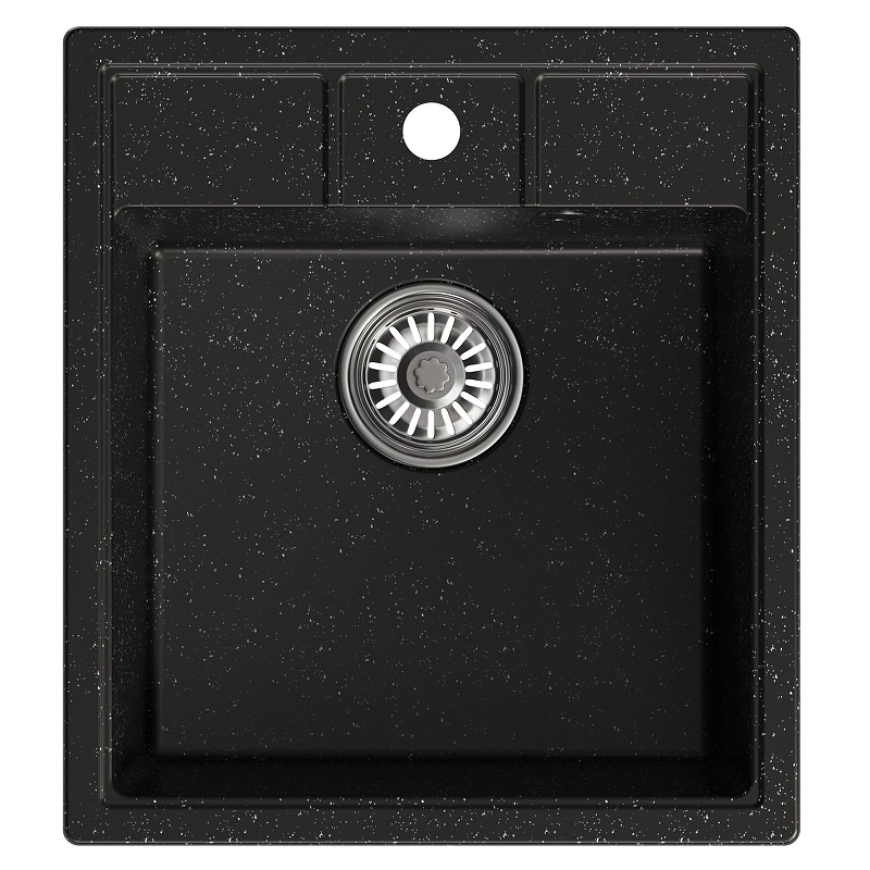Кухонная мойка Mixline Комфорт ML-GM28 45 552096 цвет Черный