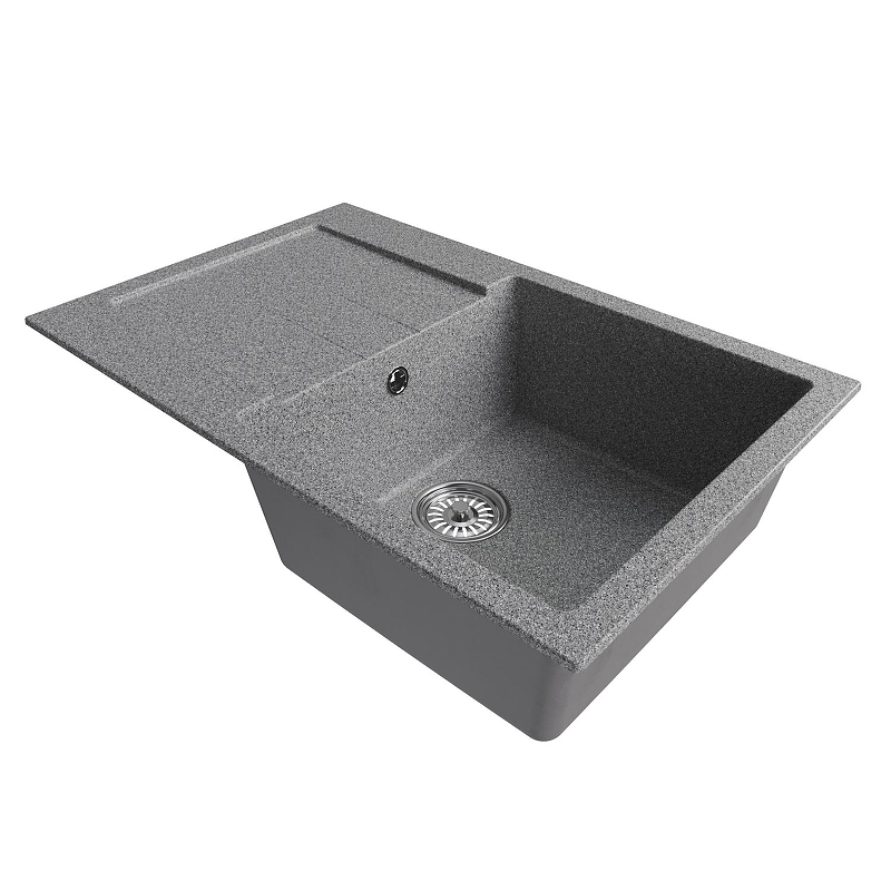 Кухонная мойка Mixline Комфорт ML-GM31 77 552190 цвет Темно-серый