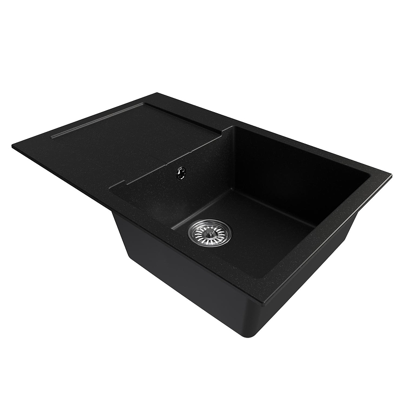 Кухонная мойка Mixline Комфорт ML-GM31 77 552197 цвет Ультрачерный