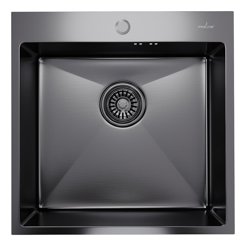 Кухонная мойка Mixline Pro 50 547230 цвет Черный графит