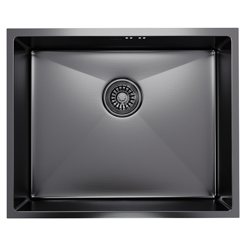 Кухонная мойка Mixline Pro 53 547232 цвет Черный графит