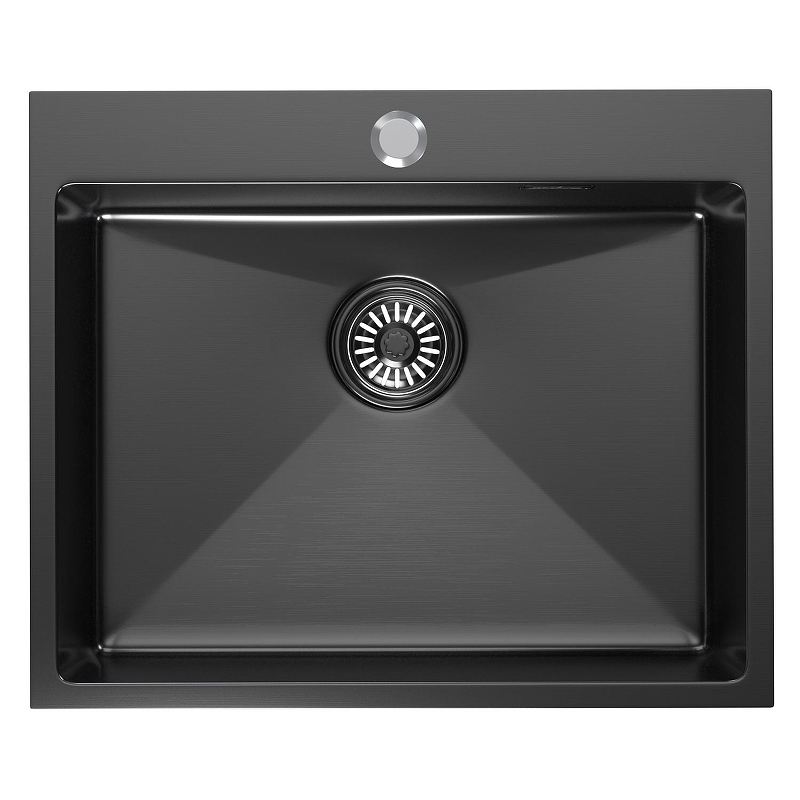 Кухонная мойка Mixline Pro 60 555134 цвет Черный графит