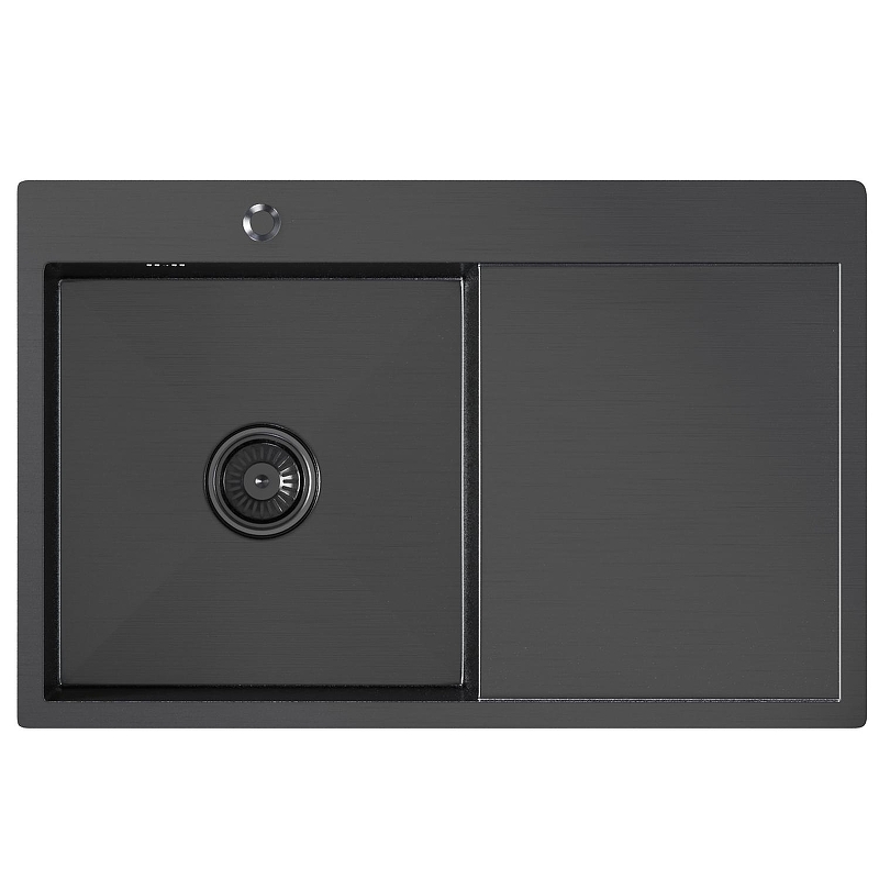 Кухонная мойка Mixline Pro 78 L 552922 цвет Черный графит