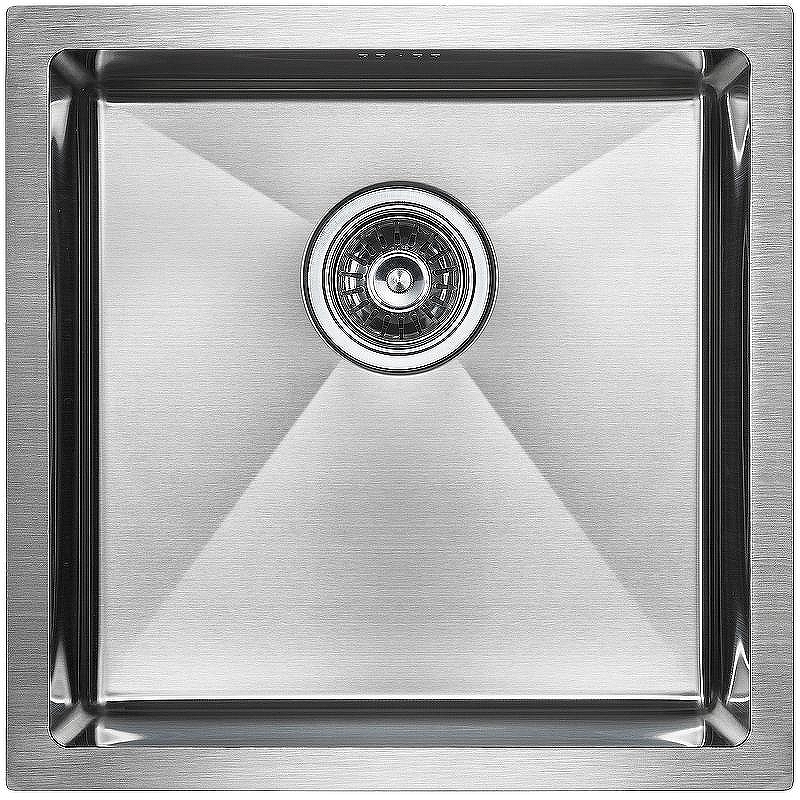 Кухонная мойка Paulmark Gerberg 44 Uni PM254444-BS Брашированная сталь