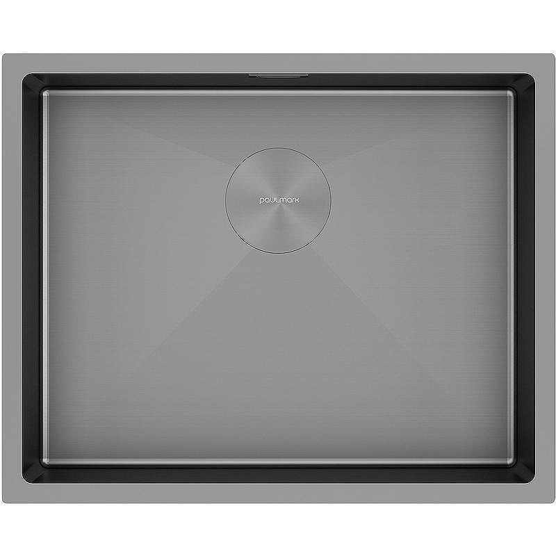 Кухонная мойка Paulmark Next 54 Uni PM215444-MG Матовый серый