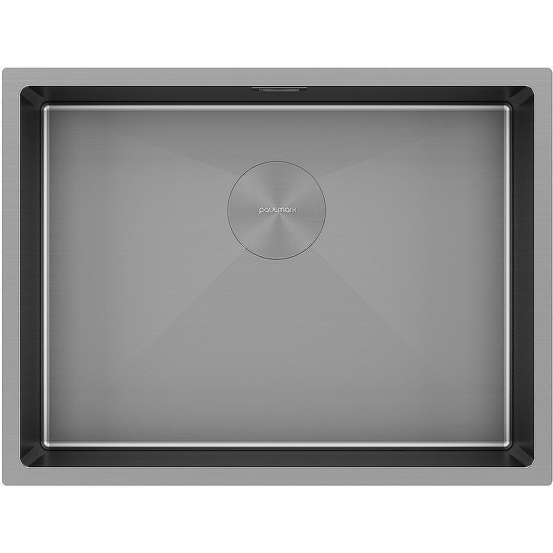 Кухонная мойка Paulmark Next 58 Uni PM215844-MG Матовый серый