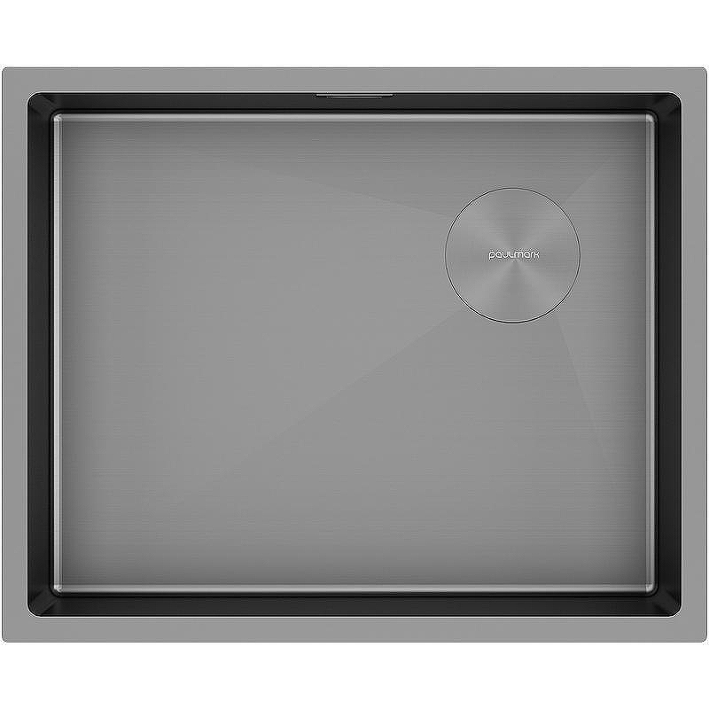 Кухонная мойка Paulmark Next-Skew 54 Uni PM885444-MG Матовый серый