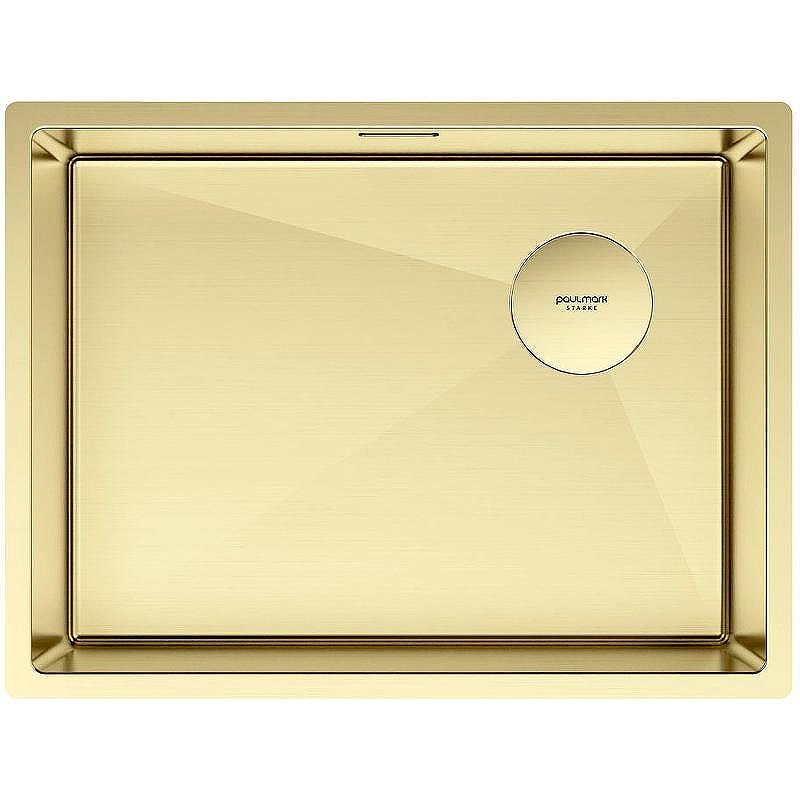 Кухонная мойка Paulmark Next-Skew 58 Uni PM885844-LG Светлое золото