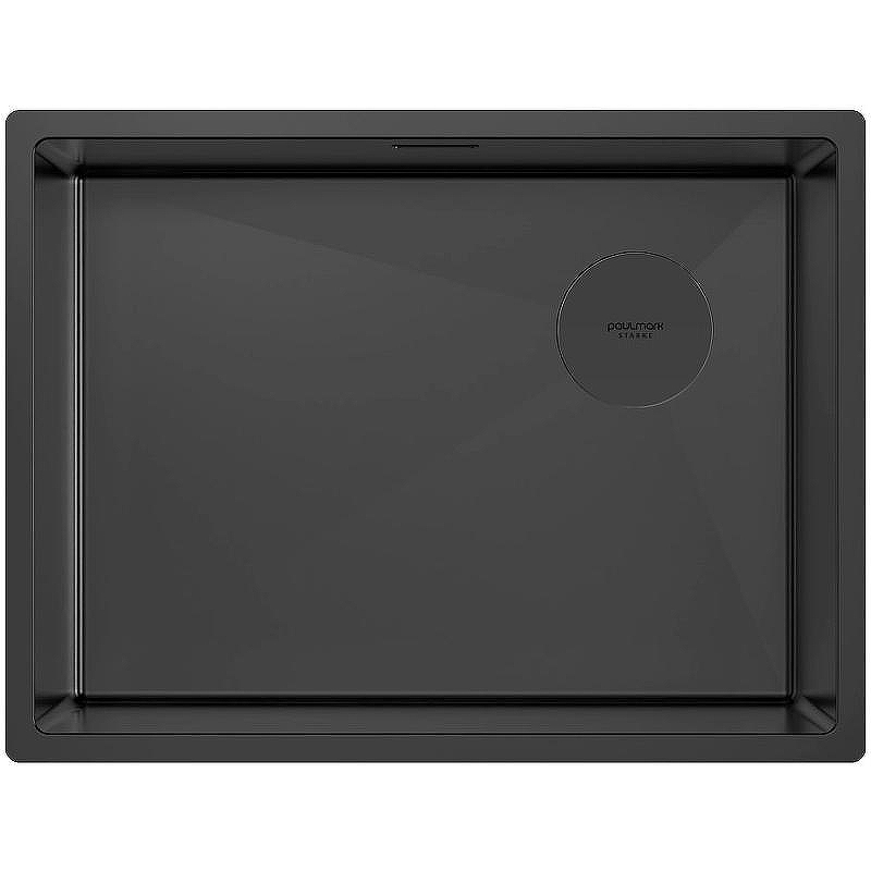 Кухонная мойка Paulmark Next-Skew 58 Uni PM885844-MBN Черная матовая