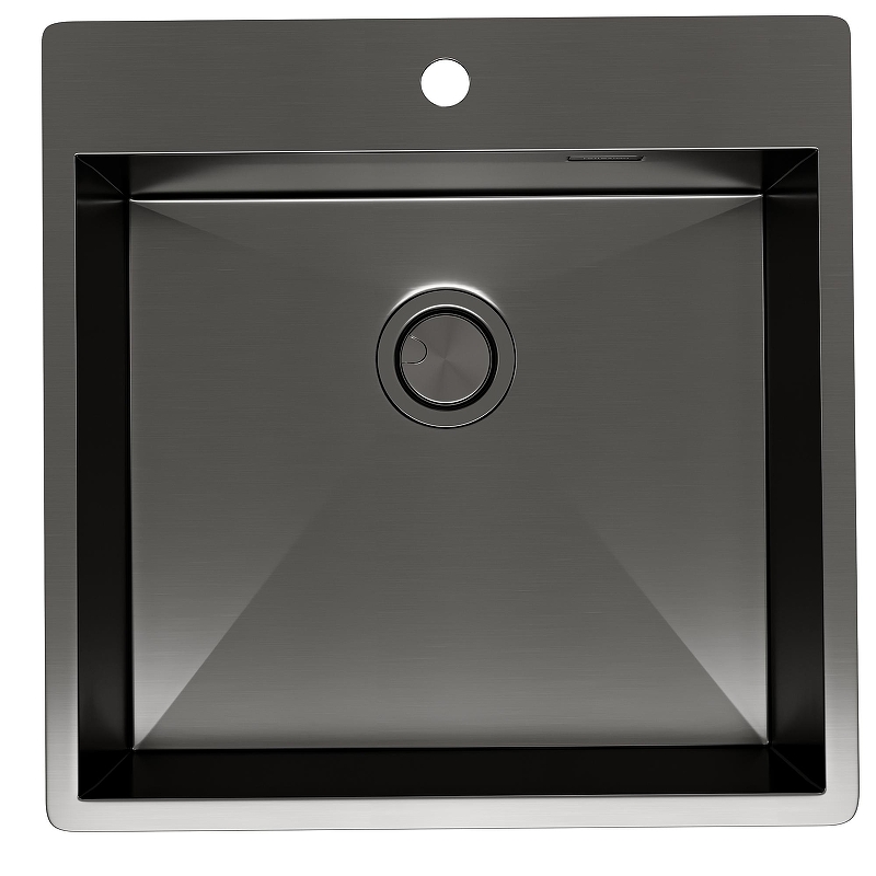Кухонная мойка Reflexion Iseo 50 RX2250BL цвет Оружейная сталь