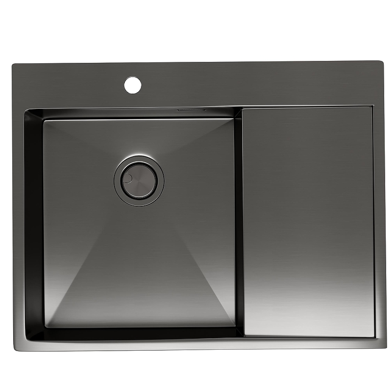 Кухонная мойка Reflexion Maggiore 65 RX2365BL цвет Оружейная сталь