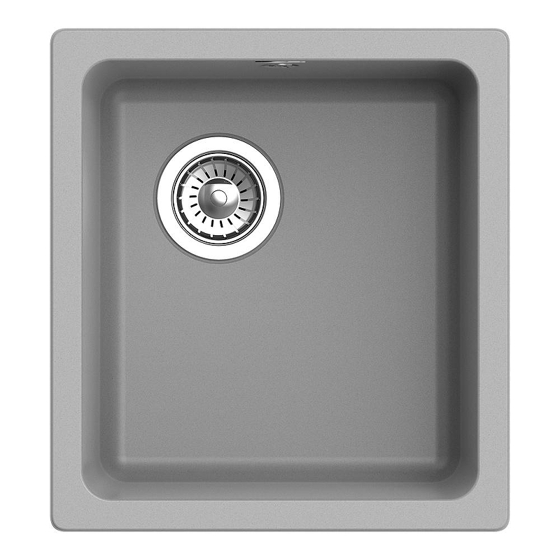Кухонная мойка Rivelato Berkana BK-35 grigio metallizzato цвет Серый металлик