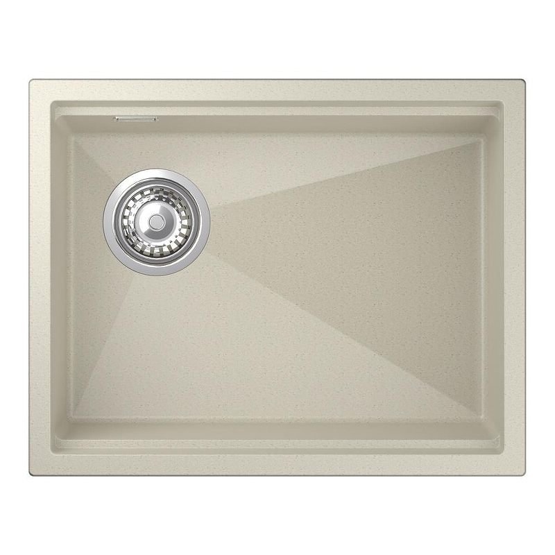Кухонная мойка Rivelato Lino 55 LN-554-L beige scuro цвет Темно-бежевый