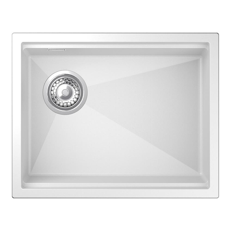 Кухонная мойка Rivelato Lino 55 LN-554-L brina цвет Иней