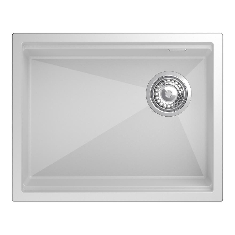 Кухонная мойка Rivelato Lino 55 LN-554-R brina цвет Иней