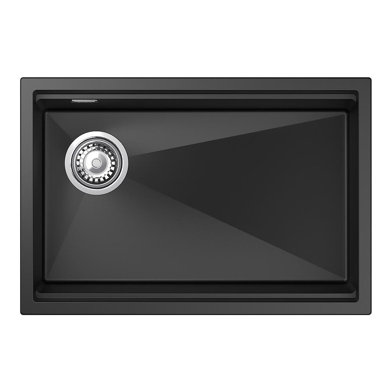 Кухонная мойка Rivelato Lino 65 LN-654-L antracite цвет Антрацит