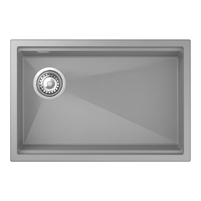 Кухонная мойка Rivelato Lino 65 LN-654-L grigio metallizz цвет Серый металлик