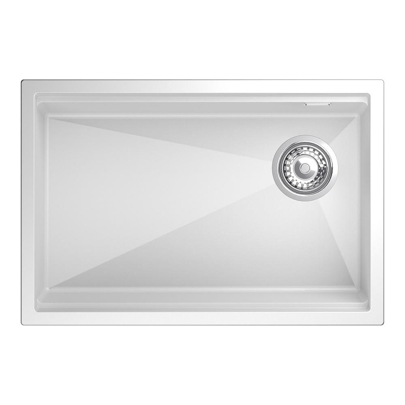 Кухонная мойка Rivelato Lino 65 LN-654-R brina цвет Иней