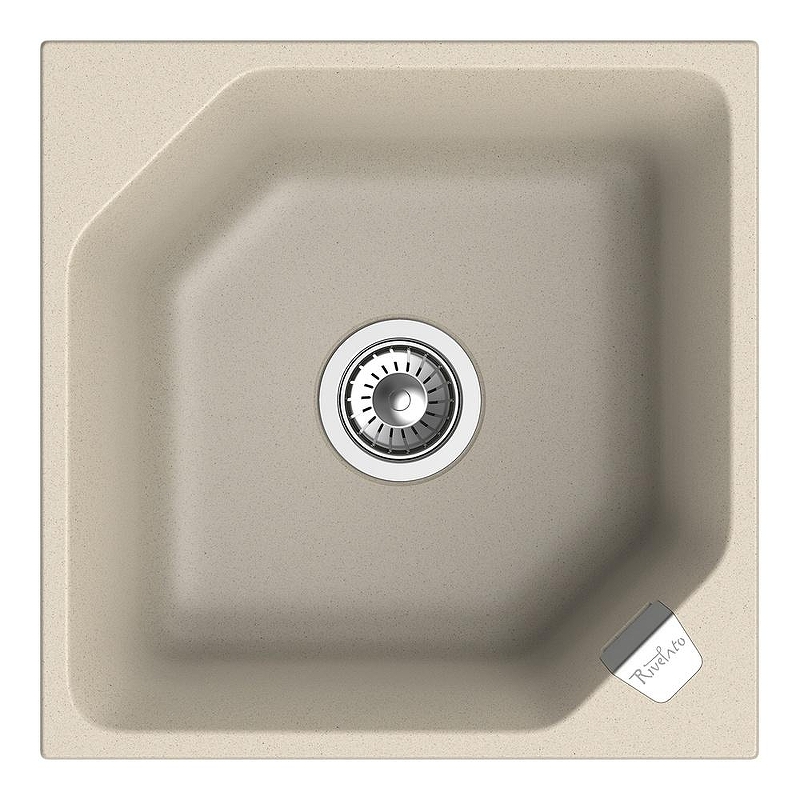 Кухонная мойка Rivelato Locus LS-50 beige scuro цвет Темно-бежевый