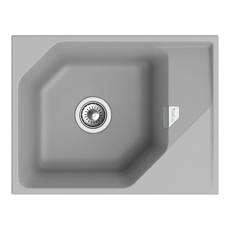 Кухонная мойка Rivelato Locus LS-65 grigio metallizzato цвет Серый металлик