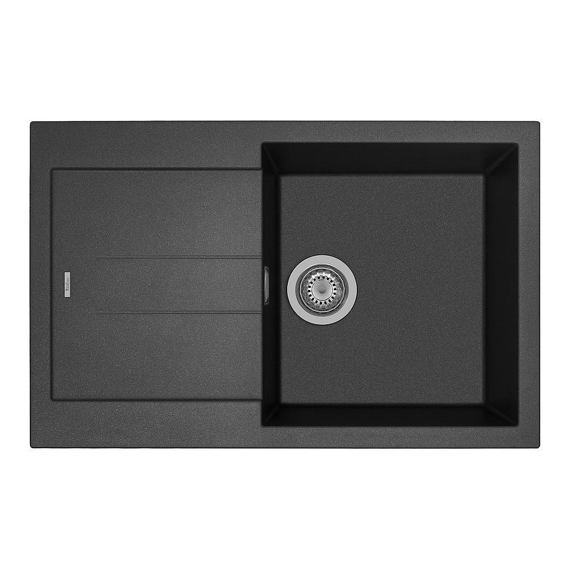 Кухонная мойка Rivelato Lumo 78 LM-7850 Nero цвет Черный