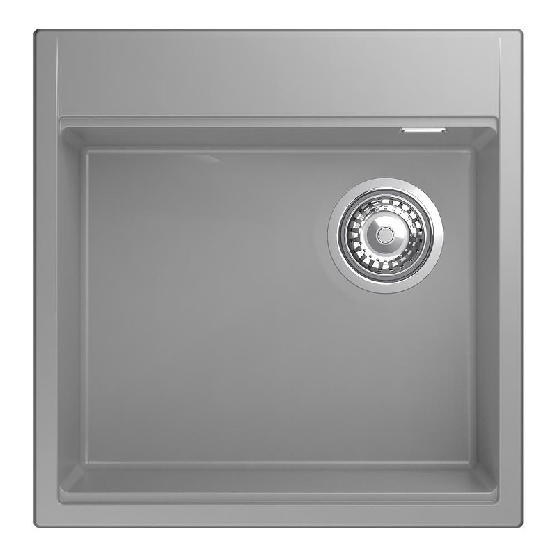 Кухонная мойка Rivelato Tesoro 50 TR-505-R grigio metallizz цвет Серый металлик