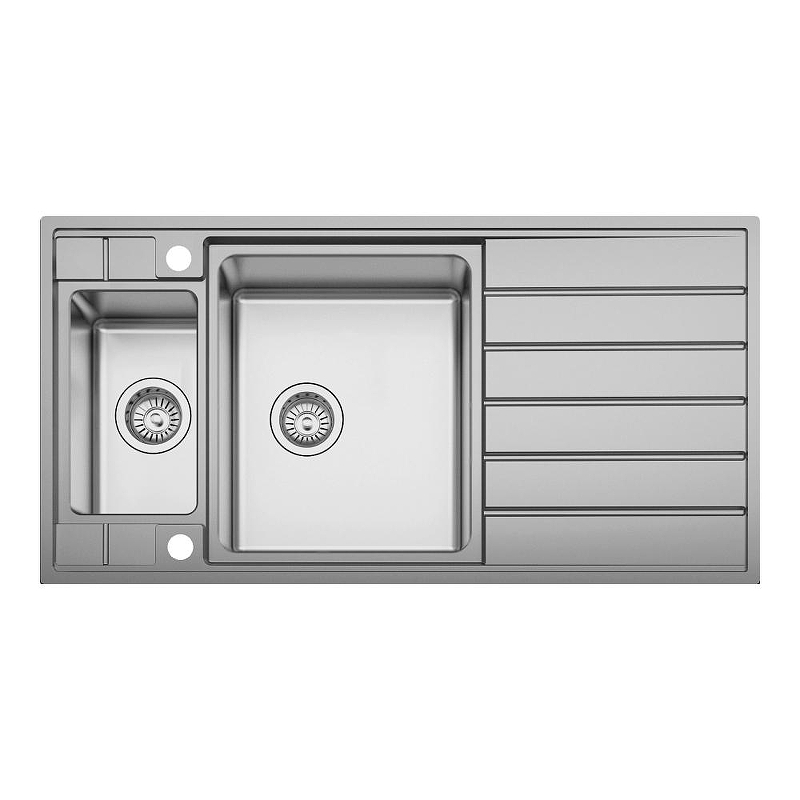 Кухонная мойка Seaman Eco Roma 97 SMR-9750B2.B цвет Нержавеющая сталь