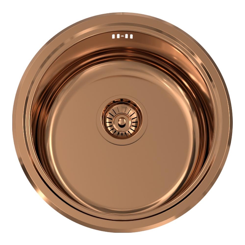 Кухонная мойка Seaman Eco Wien 45 SWT-450A-CP.A цвет Медь полированная