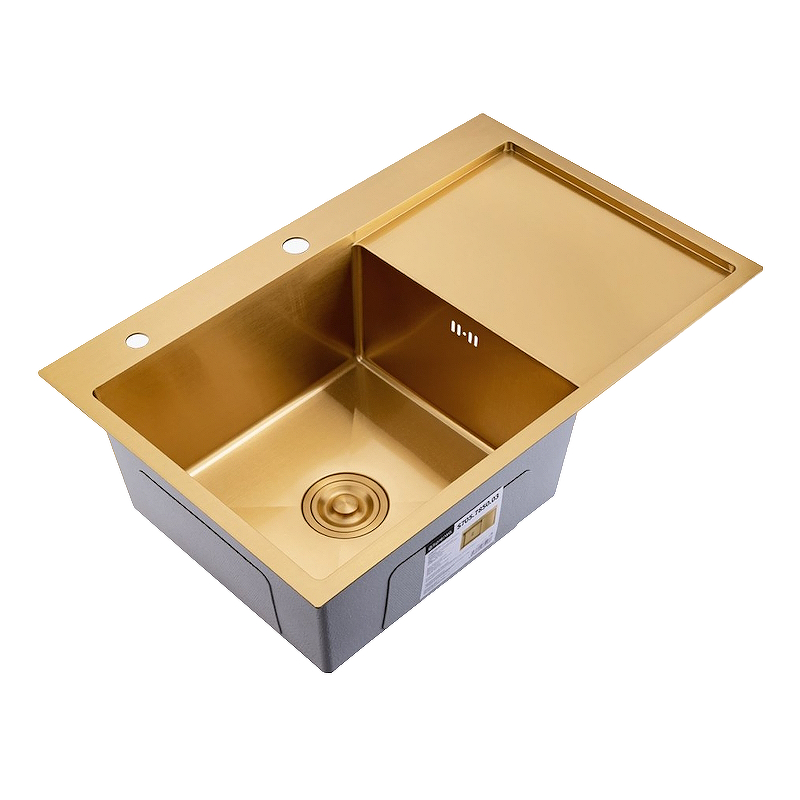 Кухонная мойка Splenka 78 R S705.7850.03 цвет Золотой сатин