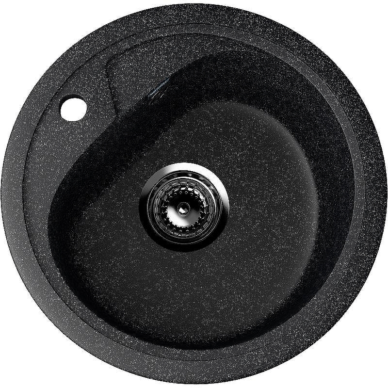 Кухонная мойка Ulgran Classic U-500-308 Черная