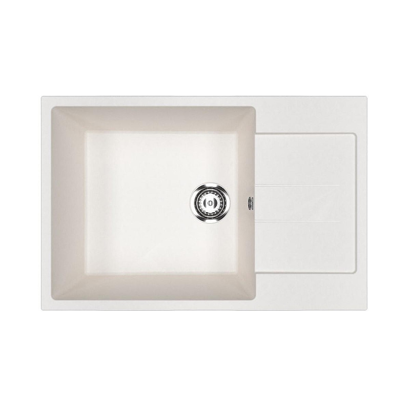 Кухонная мойка Ulgran Classic U-602-341 цвет Ультра-белый