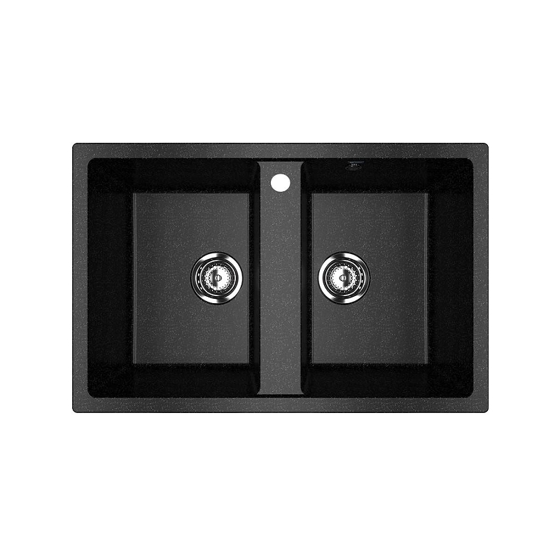 Кухонная мойка Ulgran Classic U-608-308 цвет Черный