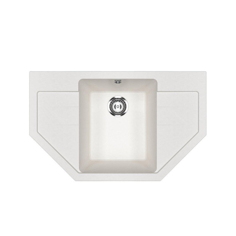 Кухонная мойка Ulgran Classic U-609-341 цвет Ультра-белый