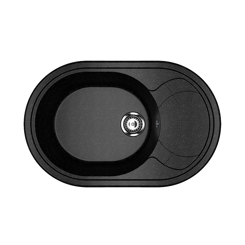 Кухонная мойка Ulgran Classic U-610-308 Черная