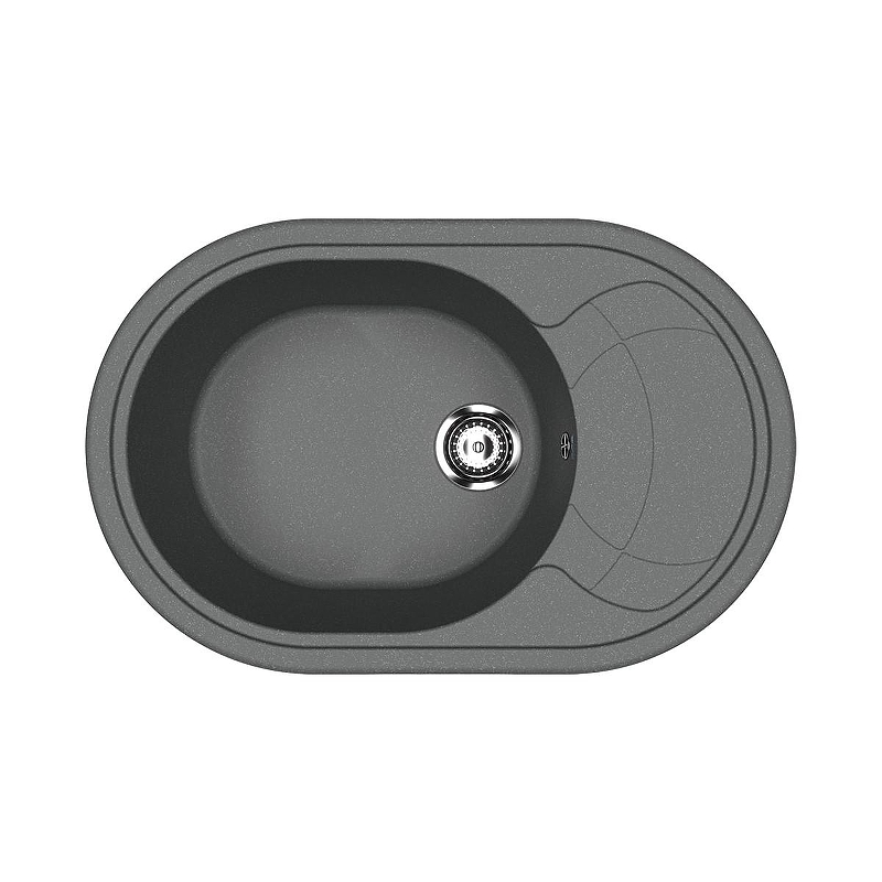 Кухонная мойка Ulgran Classic U-610-343 цвет Антрацит