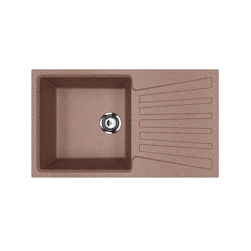 Кухонная мойка Ulgran Classic U-703-307 цвет Терракот