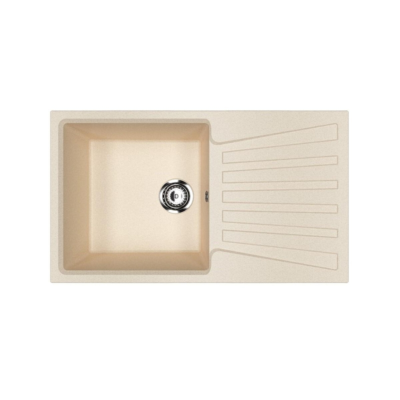 Кухонная мойка Ulgran Classic U-703-328 Бежевая