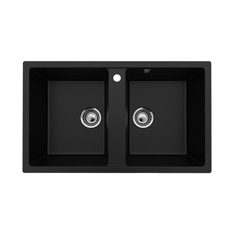 Кухонная мойка Ulgran Classic U-708-344 цвет Ультра-черный