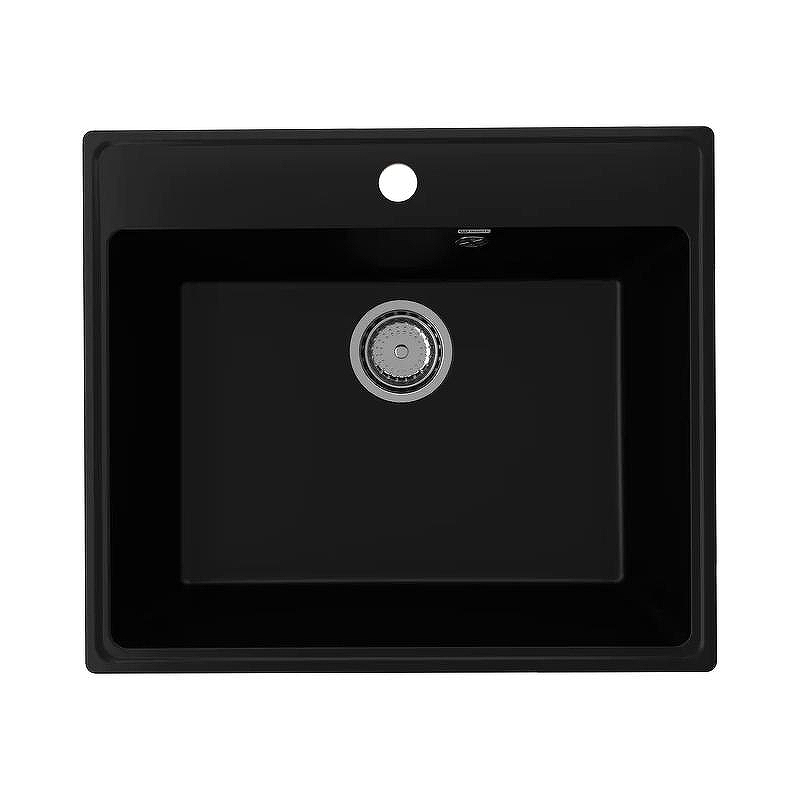 Кухонная мойка Ulgran Quartz Forte 580-07 Уголь