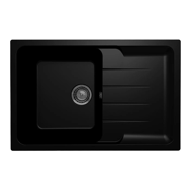 Кухонная мойка Ulgran Quartz Gerda 780-07 Уголь
