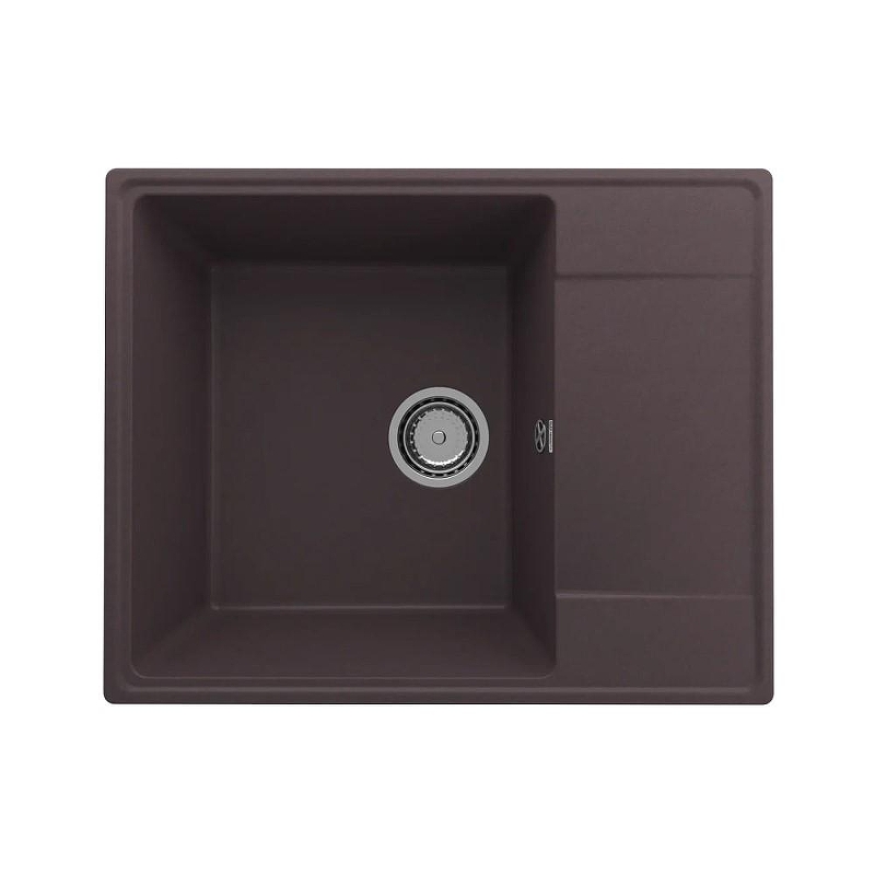 Кухонная мойка Ulgran Quartz Prima 605-06 Трюфель