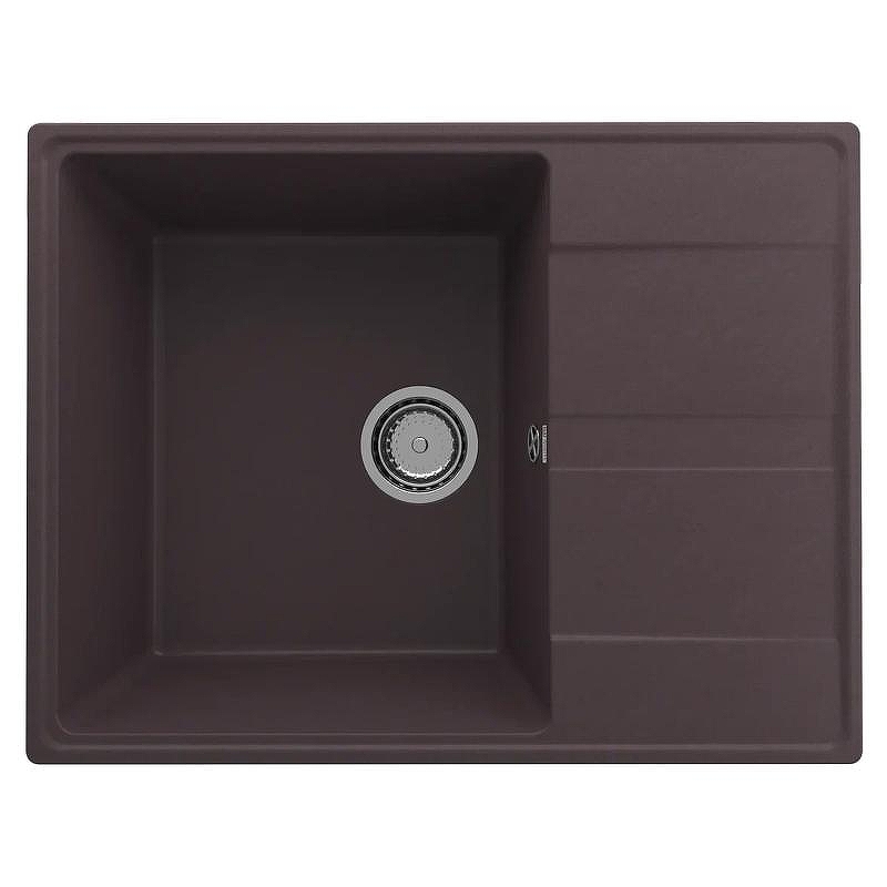 Кухонная мойка Ulgran Quartz Prima 650-06 Трюфель