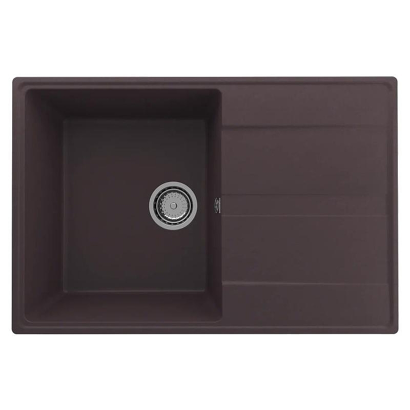 Кухонная мойка Ulgran Quartz Prima 750-06 Трюфель