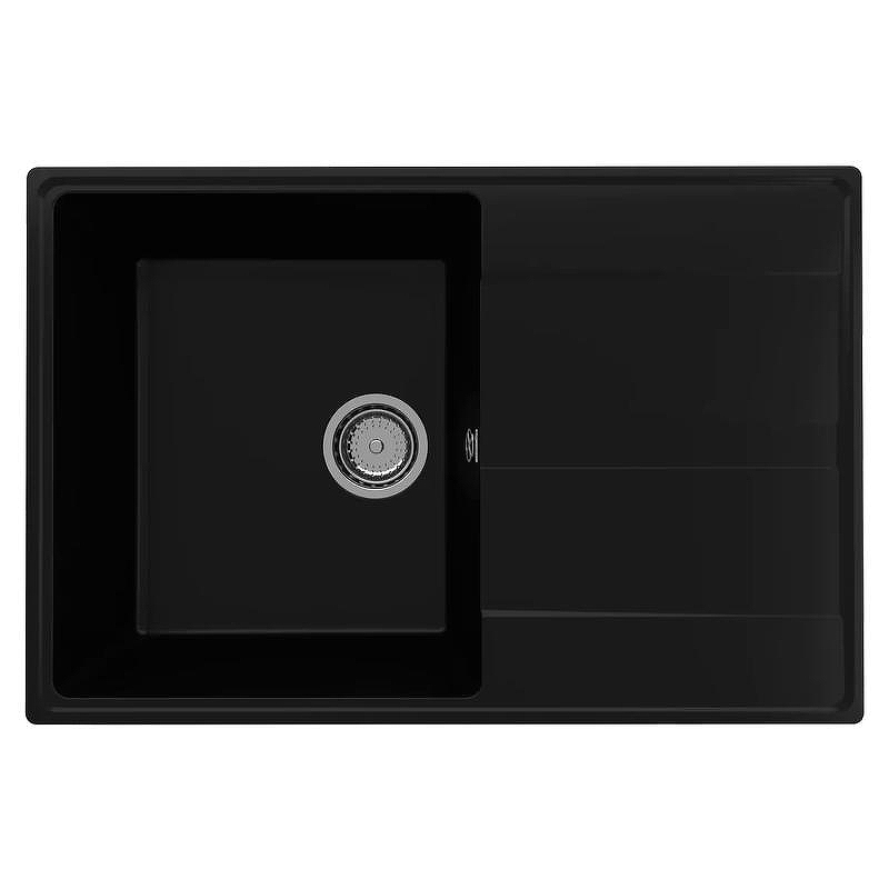 Кухонная мойка Ulgran Quartz Prima 750-07 Уголь