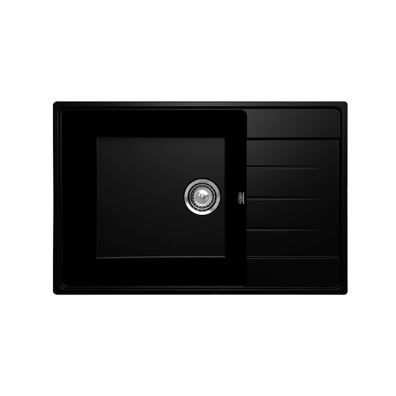 Кухонная мойка Ulgran Quartz Prima 760-07 Уголь