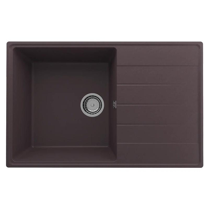 Кухонная мойка Ulgran Quartz Prima 780-06 Трюфель