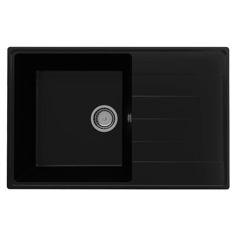 Кухонная мойка Ulgran Quartz Prima 780-07 Уголь