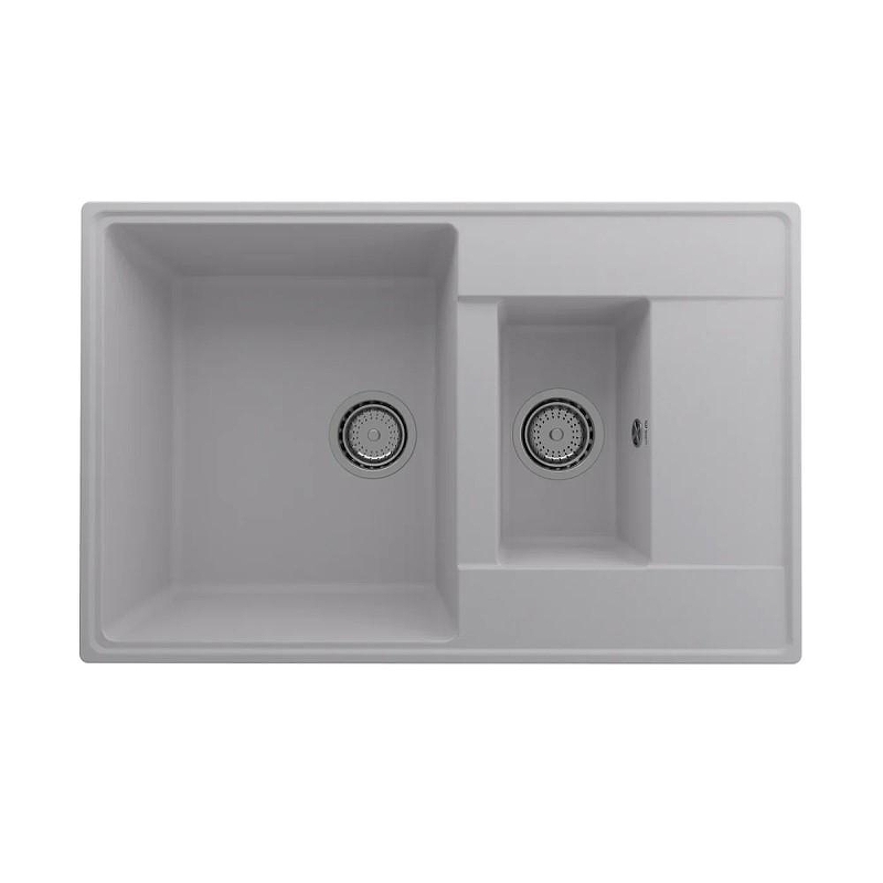 Кухонная мойка Ulgran Quartz Prima 780 1,5 K-04 Платина