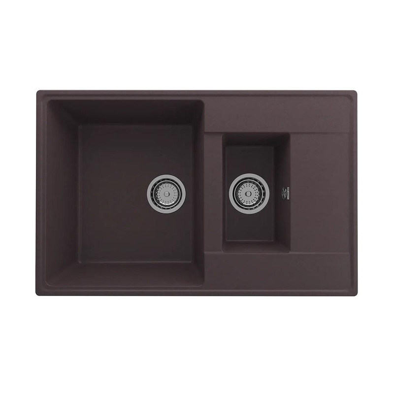 Кухонная мойка Ulgran Quartz Prima 780 1,5 K-06 Трюфель